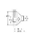 Grohe S koppeling 3/4x1/2 set a 2 verstelbaar 12,5mm chroom