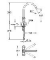 Grohe Costa L keukenkraan m. hoge uitloop m. gladde body chroom 31831001