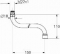 Grohe Costa onderuitloop M22x15cm voor wandkraan chroom 13052000