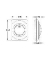 Grohe Surf urinoir bedieningspaneel inclusief mechanisch functiedeel wit 38808SH0