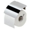 Geesa Hotel toiletrolhouder met klep chroom 91145