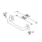Geesa Hotel wandgreep 300mm, rvs, verchroomd, dxl 80x365mm, chroom
