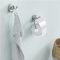 Geesa Luna toiletrolhouder met klep chroom 915508