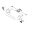 Geesa Luna wandgreep 300mm, rvs, verchroomd, dxl 78x365mm, chroom