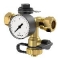 Flamco expansievat aansluitgroep 1/2" (15) knelring met manometer 27290
