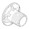 Grohe koppeling toonzaal (10 stuks) voor 1/2" kranen, kunststof, showroomkoppeling, waterbesparend 1828300M