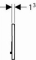 Geberit Sigma 01 bedieningspaneel DF frontbediend 24.6x16.4cm t.b.v. inbouwreservoir 8 en 12cm wit 115770115