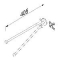 Geesa Nemox Stainless Steel handdoekhouder chroom 916505-02