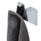 Geesa Modern Art handdoekhaak, met 2 haken, zamak, verchroomd, hxdxl 45x25x80mm, kleur chroom