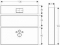 Geberit Gipsplaat voor toiletmodule frontbediening 442331001