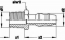VSH D1114 slangpilaar messing 1/4" buitendraad x tule 0454003