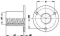 VSH messing zolderplaat G 1/2" binnendraad 0451143