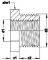 VSH Draad D1102 verloopring messing DZR 3/4" x 1/2" 0411136