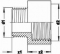 VSH D1112 neusstuk messing 1/2" x 3/8" 0452430