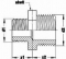 VSH Draad verloopnippel messing verchroomd 3/4 x 1/2 inch buitendraad 0453552