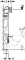Geberit Kombifix inbouwreservoir H108 wandmodel m. Sigma inbouwreservoir 12cm (UP320) m. geluisdsisolatieset, frontbed. 110373005
