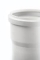 Ubbink rookgasbuis rolux kunststof diameter 80mm L= 250mm mof met afdichting Gastec QA 123010