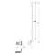 Rehau aansluitbocht set voor 16 250mm 2x Cu15 bocht + fixeerplaat