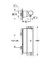 Grohe Grohtherm 2000 douchethermostaat m. koppelingen m. tray HOH=15cm chroom 34469001