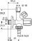 Schell Comfort combinatiehoekstopkraan met terugslagklep 1/2" met bovendeel met vetkamer ASAG chroom 035450699