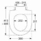 Solar 408 closetzitting soft close universeel model wit 690000-65