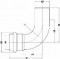 VSH Sudopress STAAL bocht koppeling, 90gr, 28mm x 28mm, staal (insteek x pers)
