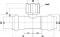 VSH SudoPress T-koppeling staalverzinkt 22x1/2 inch x 22mm pers x binnendraad x pers 6561192
