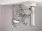 Grohe Grohtherm Micro, Opbouwthermostaat, eengreeps, 36mm hartafstand, temperatuurblokkering, 3/8" aanvoer, chroom