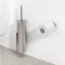 Geesa Nemox closetborstelgarnituur wandmontage RVS gecoat 372x82x88mm 91651106