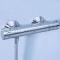 Grohe Grohtherm 800 douchethermostaat z. omstel z. koppelingen  HOH=15cm EcoJoy en volumegreep m. ecobutton chroom 34561000