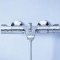 Grohe Grohtherm 800 badthermostaat m. omstel m. koppelingen HOH=15cm EcoJoy en volumegreep m. ecobutton chroom 34567000