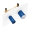 Grohe inbouwdeel 45-75mm inbouwdiepte (voor 2-gats wastafelmengkraan) 23571000