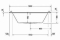 Duravit Starck kunststof duobad acryl rechthoekig 180x80x46cm zonder poten voor inbouw of ommanteling wit 700338000000000