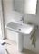Duravit DuraStyle wastafel m. overloop m. 1 kraangat 60x44cm wit 2319600000