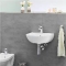 Grohe Bau fontein m. kraangat m. overloop 45.3x35.4cm wit 39424000
