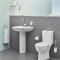 Grohe Bau wastafel m. kraangat m. overloop 64.6x46.8cm wit 39420000