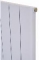 Thermrad Alusoft handdoekradiator 636W buis ovaal verticaal aansluitingen 6 hxlxd 1800x240x76mm wit