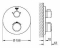 Grohe Grohtherm afbouwdeel v. inbouw douchekraan thermostatisch m. omstel hoofdd- en handdouche rond chroom 24076000