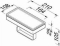 Geesa Frame toiletrolhouder met zwart planchet verchroomd messing 9188240206