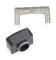 Blue Label RVS douchegoot 90 cm met flens geborsteld RVS rooster 50mm diepte, met zij-uitloop SD90VSTBR