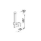 Geesa Nemox reserverolhouder chroom 91658102