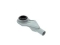 Blue Label Slimline RVS douchegoot 80 cm zwart met flens zwart RVS rooster SD80VSLBL