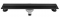 Blue Label Slimline RVS douchegoot 800mm zwart met flens zwart RVS rooster SD80VSLBL productfoto 3