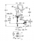 Grohe Bau Flow 1-gats wastafelkraan L-size m. waste chroom 23753000 maattekening