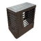 Ubbink Decorio luchtwarmtepompbehuizin universeel tot 7,5kW 30-55 graden donkergrijs 0715102