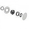 Ubbink Haelix Rondo ventiel toe- afvoer KS125 wit 0188060 productfoto