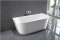 Blue Label Rasmus back-to-wall bad 170x80cm glans wit productfoto 2
