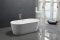 Blue Label Joren ovaal bad vrijstaand acryl 180x85cm glans wit productfoto 2