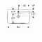 Geberit Renova Compact wastafel 60 cm met kraangat en overloop wit 226160000