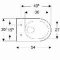 Geberit 300 Basic wandcloset diepspoel 54cm wit S8200100000G